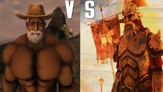 Difficult Pete VS Legate Lanius in Fallout New Vegas [upl. by Keith415]