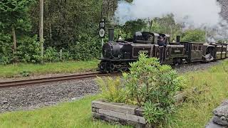 Double Fairlie James Spooner at Glanypwll with the Victorian Train on the Ffestiniog Railway [upl. by Sileray124]