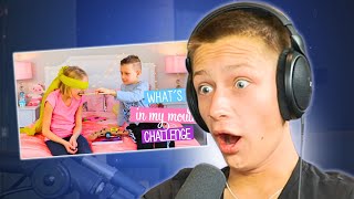 REACTING TO MY FIRST SIS VS BRO VIDEO [upl. by Meibers637]