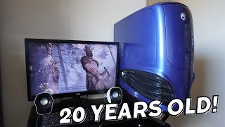 BLUE Alienware Area 51 gaming PC From The Early 2000s TEARDOWNCLEANREBUILD [upl. by Mowbray]