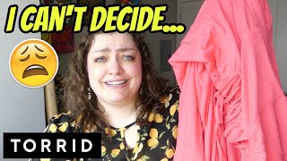 YOU DECIDE WHAT STAYS AND WHAT GOES  Torrid TryOn Haul PLUS SIZE SUMMER SALE [upl. by Pedaias]