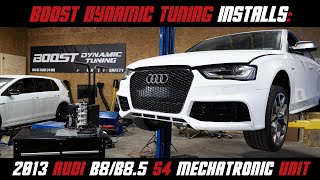 BDT How To Diagnose and Install a DSG Mechatronic Unit Replacement  Audi B8B85 S4 30t [upl. by Aihsekat440]