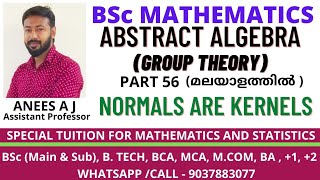 Normal Subgroups are Kernels BSc Mathematics  Abstract Algebra  Group Theory [upl. by Teerprug]