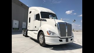 White 2015 Kenworth T680 Cummins ISX Factory Warranty Espar Heater [upl. by Elahcar]