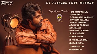 GV Prakash Top Hits Part 1  Tamil songs  GvPrakash Hits [upl. by Elson]