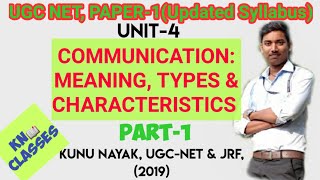 Communication meaning types and characteristics part 1Meaning and Characteristics of communication [upl. by Bailey]