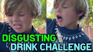 TWIN VS TWIN DISGUSTING DRINK CHALLENGE [upl. by Gleda]