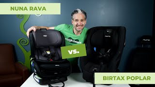 NUNA RAVA vs Britax Poplar Convertible Car Seat Comparison [upl. by Silra]