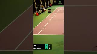 August Holmgren vs Borna Coric atpchallenger [upl. by Richards]