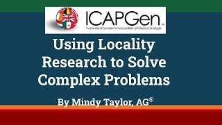 Using Locality Research to Solve Complex Problems [upl. by Nelo]