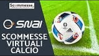 ⚽Calcio virtuale Snai come funzionano le scommesse virtuali [upl. by Eckart414]