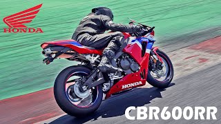 New Honda CBR600RR  Exhaust sound Track ride Specifications [upl. by Pentheas]