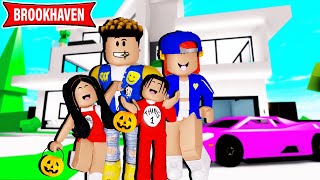 I Adopted TWINS With My BOYFRIEND In BROOKHAVEN Roblox Brookhaven RP [upl. by Rovert]