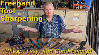 Freehand Tool Sharpening Part 1 Equipment [upl. by Tab177]