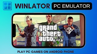 How to Install Winlator PC Emulator on any Android Phone  Play PC Games on Android [upl. by Wells343]