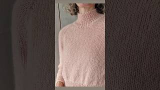 How to knit a sweater complete tutorial ⬆️ knittingsweater [upl. by Colin107]