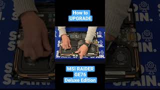 Upgrade MSI Raider GE76 Deluxe Edition [upl. by Zoilla890]