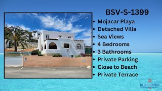 BSVS1399 Detached Villa Mojacar 379000€ 4 Bedrooms 3 Bathrooms [upl. by Male]