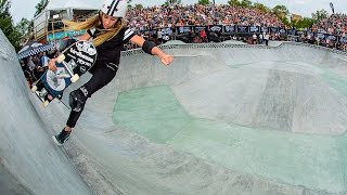 World Championships Womens Brighton Zeuner 1st Place Run  Malmo  2016 Vans Pro Skate Park Series [upl. by Wyon]