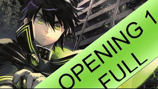 Owari No Seraph opening 1 full lyrics [upl. by Porcia]