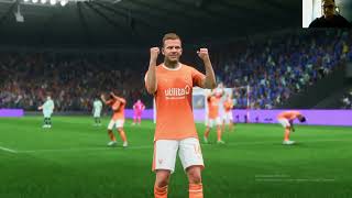 Blackpool vs Stockport My reactions and comments gameplay EA Sports FC 24 [upl. by Tedda]