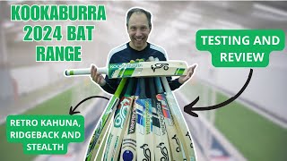 Testing the NEW Kookaburra 2024 Bat Range STEALTH RIDGEBACK PONTINGS KAHUNA amp MORE [upl. by Mulcahy]