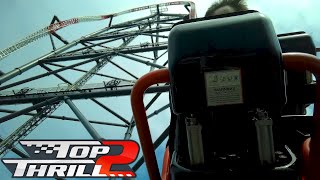 my FIRST RIDE on TOP THRILL 2 at CEDAR POINT Back Row POV [upl. by Shum]