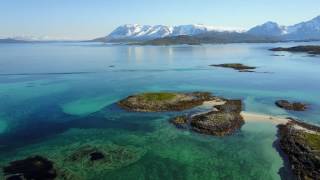 Norway Midnight Sun Kayak Drone Film [upl. by Esile362]