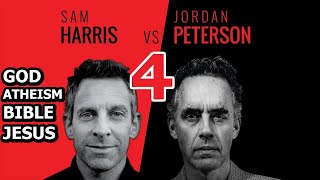 Sam Harris vs Jordan Peterson  God Atheism The Bible Jesus  Part 4  Presented by Pangburn [upl. by Olli]