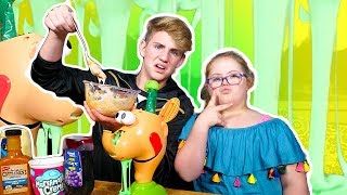 GOOEY LOUIE with EXTRA SLIME MattyBRaps vs Sarah Grace [upl. by Aikemaj]