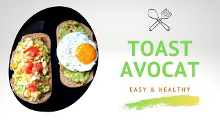 TOASTS à LAVOCAT façon Guacamole  Recette [upl. by Eillah]