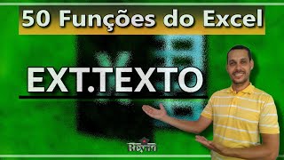 Função EXTTEXTO  50 Fórmulas do Excel  13 de 50 [upl. by Grosberg529]