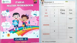 MATH WORKBOOK CLASS3  WORKSHEET  5 PAGE NO 6 RSCERT 202425 NEW BOOK [upl. by Anahc829]