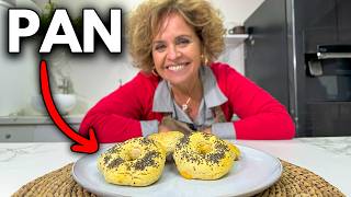 CÓMO HACER UN PAN BAGEL ANTIINFLAMATORIO RECETA SIN CULPAS  PAULA LARENAS [upl. by Aix83]