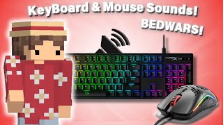 BEDWARS ASMR Keyboard amp Mouse Sounds  Hypixel Bedwars [upl. by Novit]