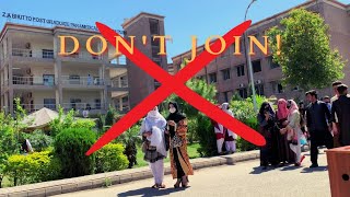 Dont Join Khyber Medical University If Youre [upl. by Jarlen]