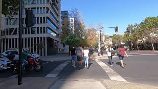 Walking SANTIAGO 🇨🇱  Las condes Barrio El Golf [upl. by Ariaec777]