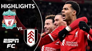 🚨 DRAMATIC TWIST 🚨 Liverpool vs Fulham  Carabao Cup Highlights  ESPN FC [upl. by Shererd]