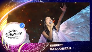 Kazakhstan 🇰🇿  Karakat Bashanova  Forever  Snippet  Junior Eurovision 2020 [upl. by Alleyn]