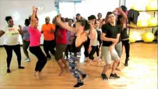 Konshens Walk amp Wine  Hanna Herbertson Beginner Dancehall Fusion Class at YMCA NYC [upl. by Ahidam336]