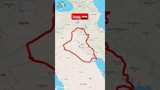 iraq 🇮🇶 viral ytshorts upsc ssc travel mapping [upl. by Orvas]