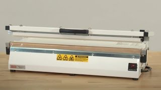 Extra Long Impulse Sealer with Cutter  24quot [upl. by Yasmeen]