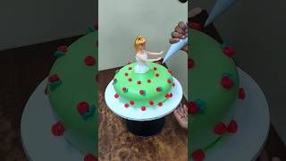 Doll Cake design youtubeshorts shortvideo trending dollcake dollcakedesign [upl. by Anyar]