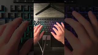 Asmr Keyboard Typing Relaxing Sounds [upl. by Eniluj749]