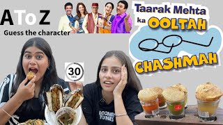 Guess The TMKOC Characters By Alphabet🤗🔥Food Challenge🔥Spicy Food Challenge🔥 [upl. by Irec]