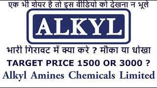 alkyl amines share latest news  why alkyl amines share falling  alkyl amines stock analysis [upl. by Nydia]