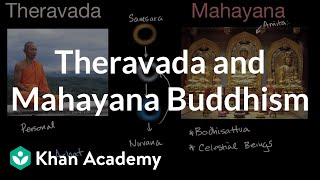 Theravada and Mahayana Buddhism  World History  Khan Academy [upl. by Inod]