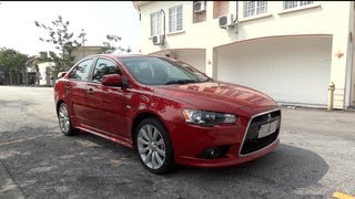 2010 Mitsubishi Lancer 20 GT StartUp and Full Vehicle Tour [upl. by Publus367]