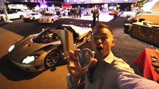 Taking Floyd Mayweathers Koenigsegg Trevita to the FANCIEST PARTY of my life [upl. by Kerrie]