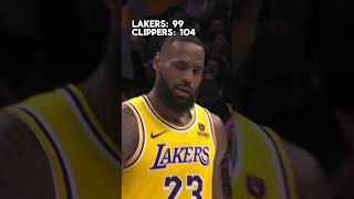 Lakers 4th Quarter Comeback vs Clippers in 60 seconds [upl. by Yovonnda972]